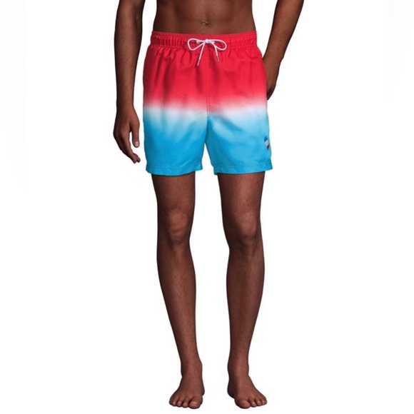 Lands' End Other - Lands End Men's 8" Print Volley Swim Trunks
